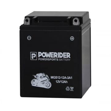 12V 12Ah Batterie de moto MF à chargée mouillée à charge humide