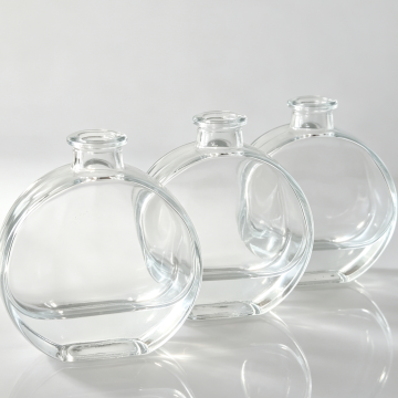 زجاجة عطر زجاجية مستديرة حديثة