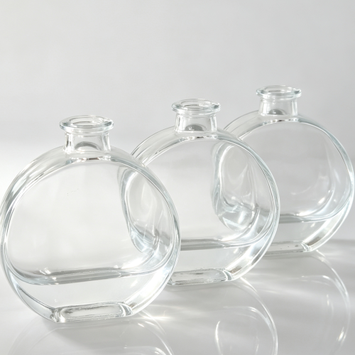 زجاجة عطر زجاجية مستديرة حديثة