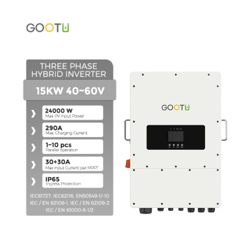 Onduleur hybride parallèle 15KVA IP65 double MPPT