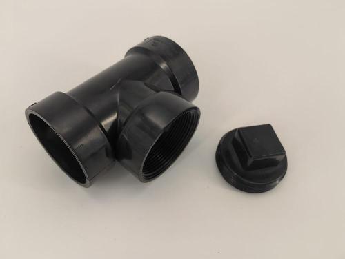 Abs Pipe Fittings 2 Inch Flush Cleanout Tee, High Quality Abs Pipe ...