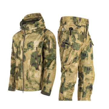 Digital Woodland Camouflage Rip Stop Combat Set Taktis Seragam Set