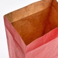 Bolsa de papel de papel kraft de fondo cuadrado personalizable