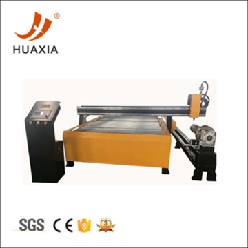 CNC plasma tube cutting machine with drilling function