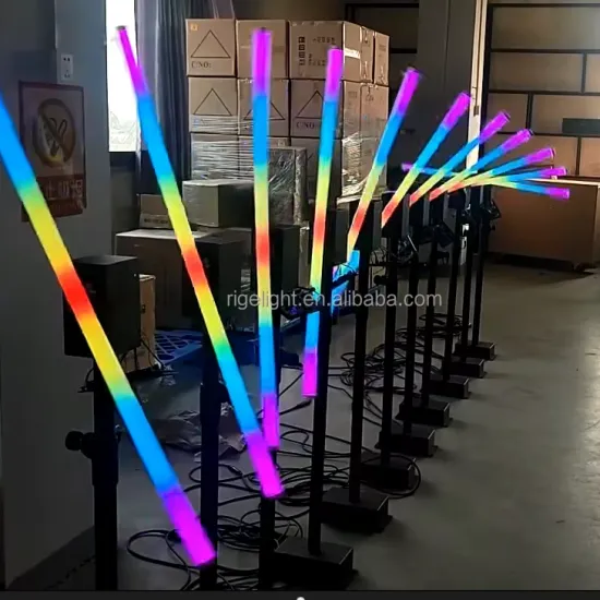 Newest popular 1m  1.5m RGB 360 degree infinite rotation pixel tube night club Kinetic light