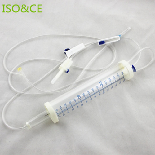 ISO และ CE Certified Burette Type Infusion Set