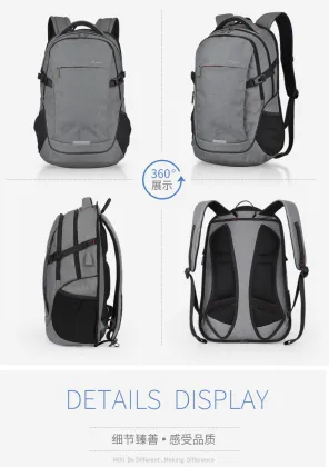 Customized backpack business laptop bag