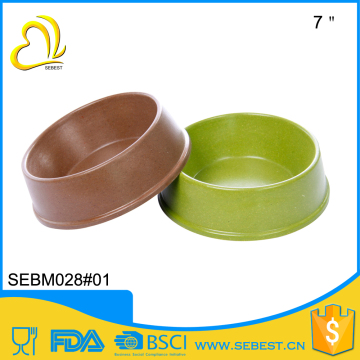 wholesale price sale 7 inch bamboo dog food bowl melamine feeders