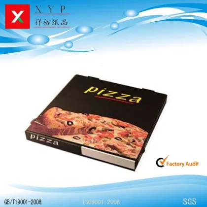 hot sale corrugated paper pizza box for fast food