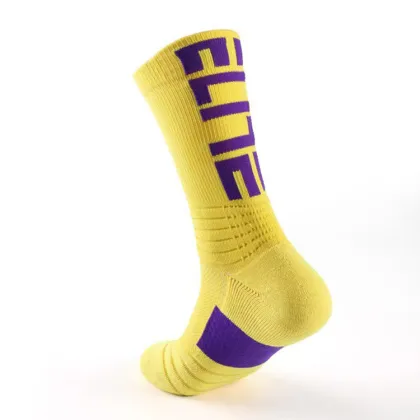 Elite Cushion Athletic Crew Funny Socks - Wholesale Unisex Men Women Tennis Basketball Socks