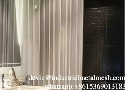 Bulletproof Architectural Woven Wire Mesh Decorative Laminated Glass For Banks