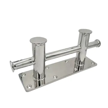 316 Stainless Steel Single Mooring Bitt Cross Bollard for Boats and Kayaks