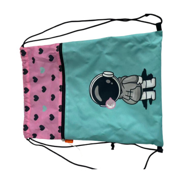 Рюкзак с принтом «Астронавт» и шнурком в виде сердца