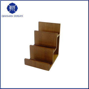 Fashion designer wood hanging bag display stand