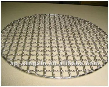 round non-toxic 316 stainless steel bbq grill wire netting