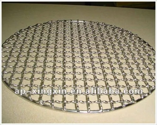 round non-toxic 316 stainless steel bbq grill wire netting