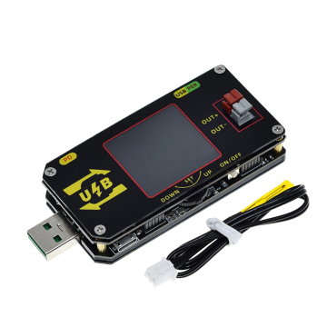 TZT USB Color Screen Charging Tester with NC Voltage Buck and Boost Power Supply - Model XY-UMPD