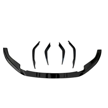 2012-2018 Black RS6 Front Lip for Audi A6 C7 Bumper Spoiler