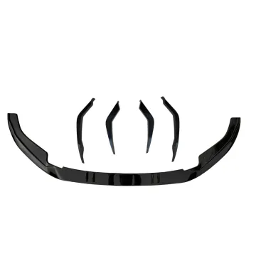 2012-2018 Black RS6 Front Lip for Audi A6 C7 Bumper Spoiler