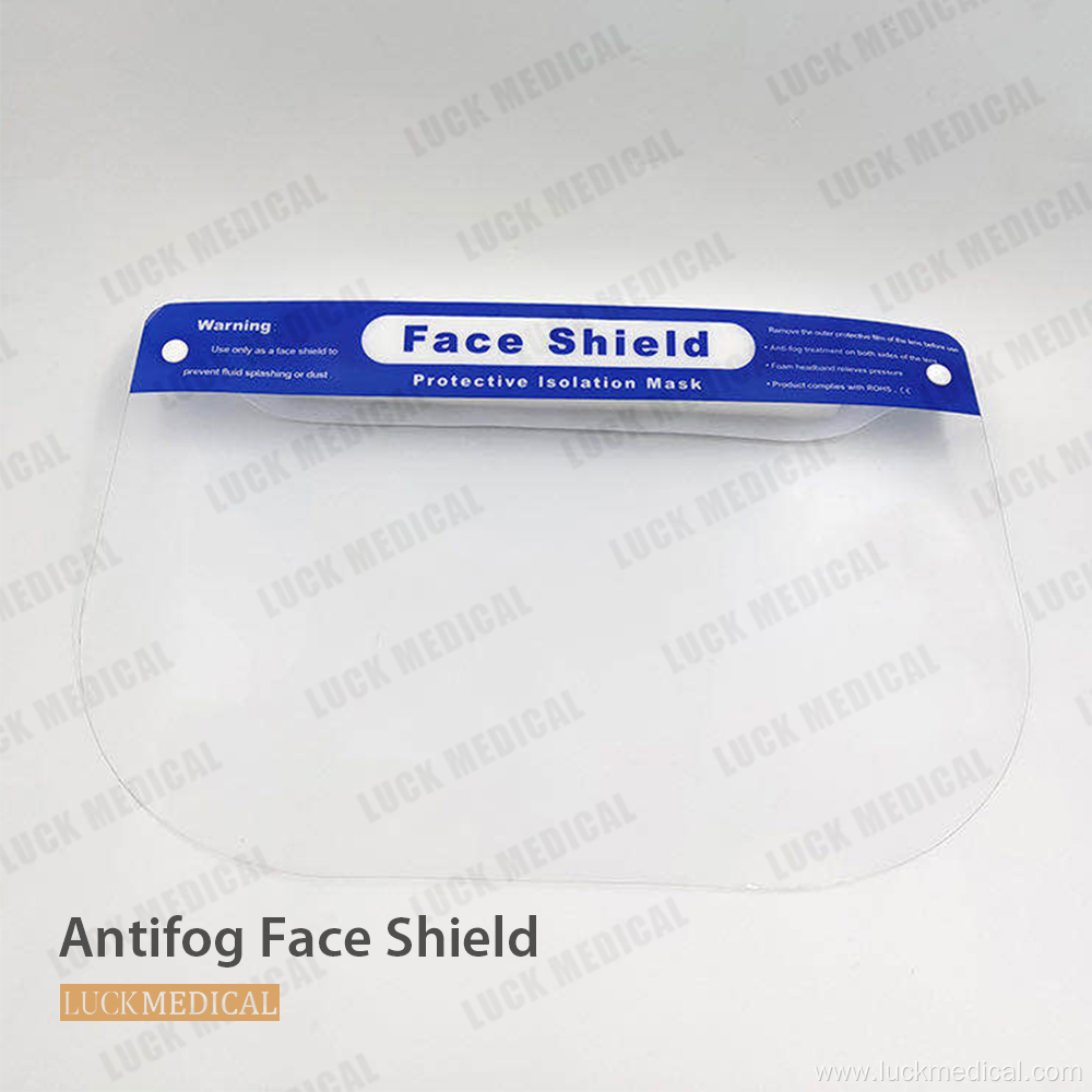 Medical Face Shield Splash Protection Antifog Mask Clear