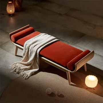 Nordic Solid Wood Sofa Bed End Bench - New Design
