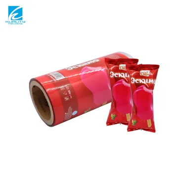 Customized Plastic Laminated Automatic Packaging Film for Ice Cream and Ice Lollies