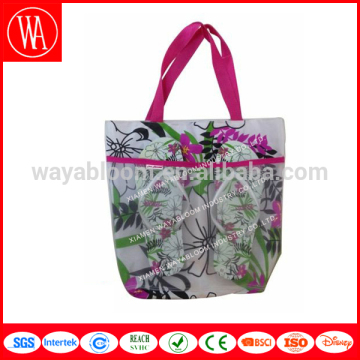EVA flip flop and beach bag set