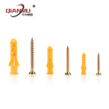 Yellow Good Quality Plastic expansion screw