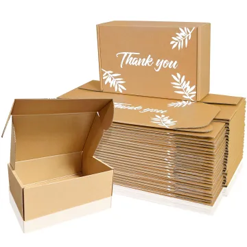 Custom Brown Kraft Paper Gift Boxes