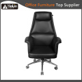 High Back Revolving Elevating PU Leather Office Chair