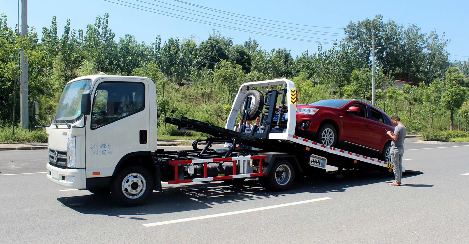 3 tons Light-duty flatbed tow truck