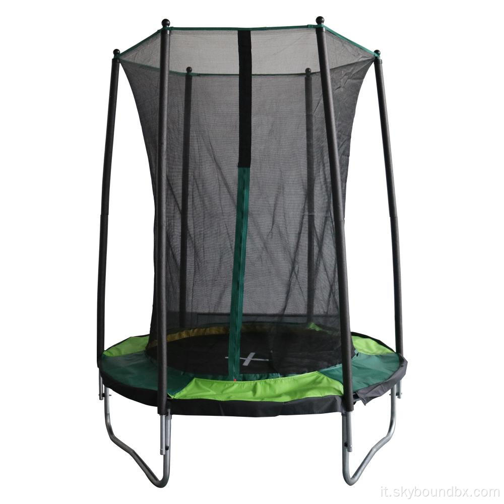 Trampoline all&#39;aperto 6 piedi per bambini Dougel Green