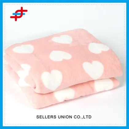 Super Soft Printed Coral Fleece Home Blanket