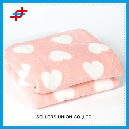 Personnalisé en gros hiver chaud Coral Fleece Blanket