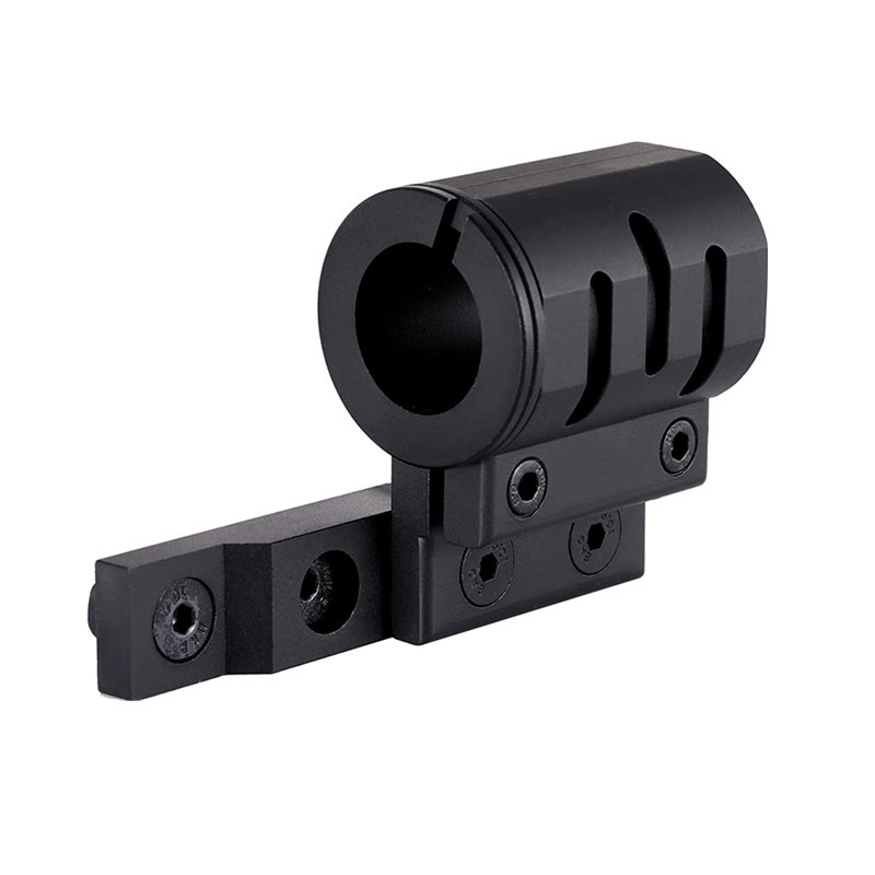 27mm 25.4mm 20mm Diameter Flashlight Feyachi M-Lok Offset Flashlight Ring Mount For Mlok Rail System - 2 Mounting Inserts