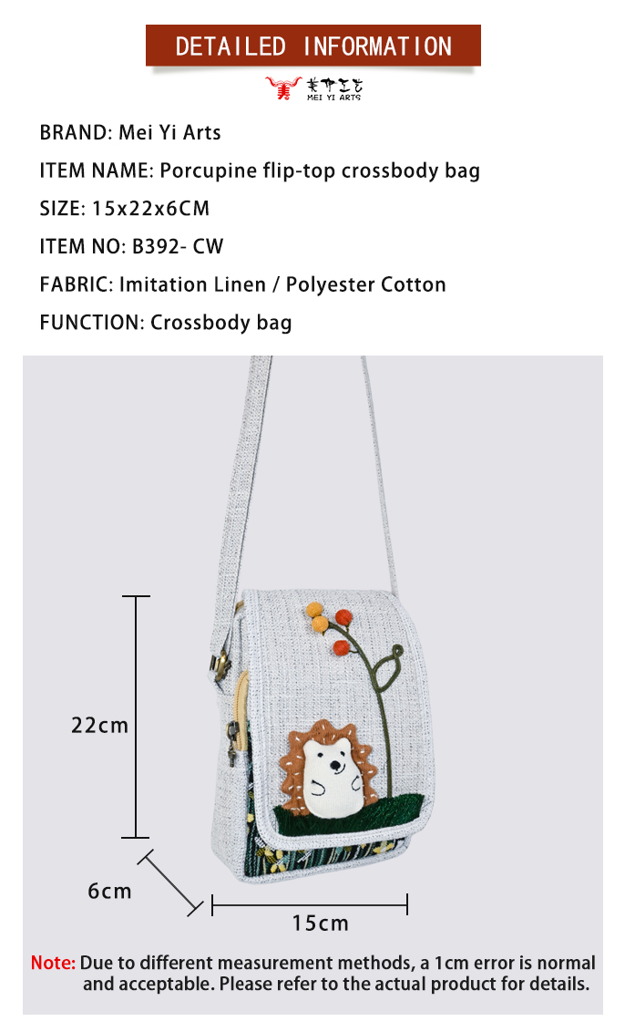 Flip Tip Crossbody Bag