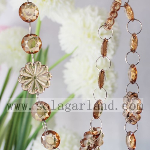 Оптовая торговля 29MM &amp; 18MM Crystal Beaded Garland Trim