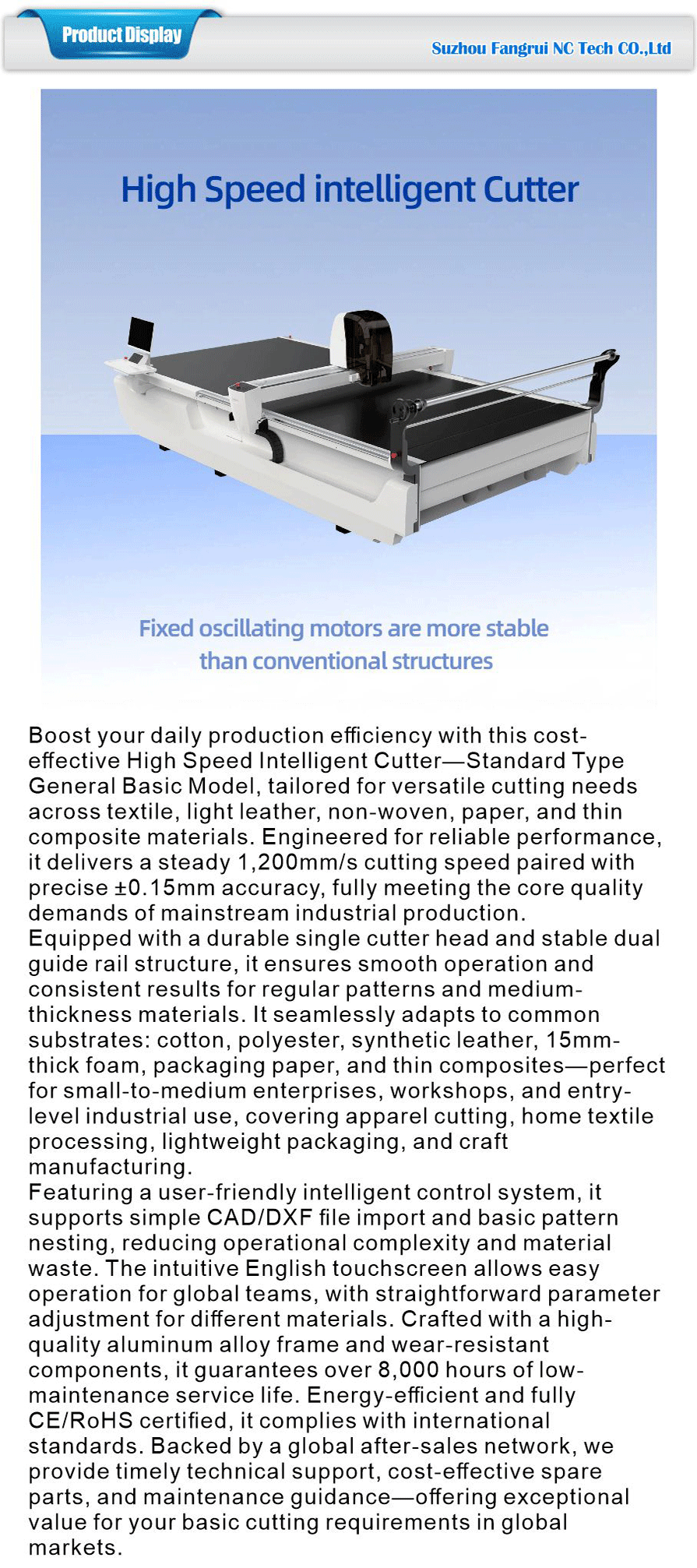 High-speed Cutting Machine -xiangqing1-FR043