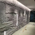 Painéis de parede de pedra falsa decorativos/painéis de parede de mármore falsos