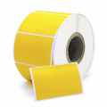 Premium yellow address shipping label 100x150 sticker