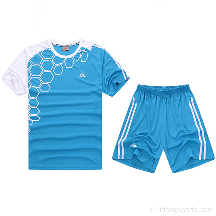 Aangepaste voetbaljersey uniformen kindervoetbaltrui