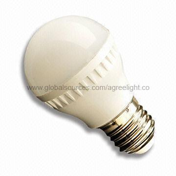 A50/E27 6SMD Bulb with 3W Power, 220 to 250lm Luminous Flux, 110 or 230V AC Voltage