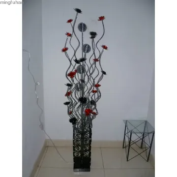 Unique design 8 lights aluminum floor lamp best selling