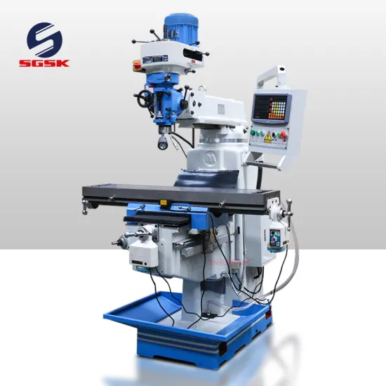 Universal Turret Milling Machine 4H 5H with Dividing Head for Metal Processing