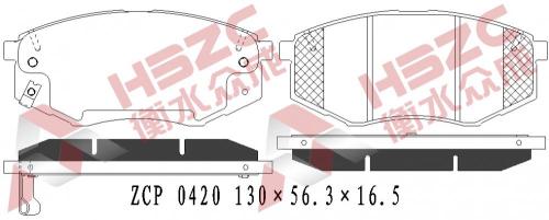 FMSI D1447 CERAMIC BRAKE PAD FOR HYUNDAI