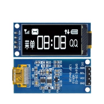 1.3 इंच ओएलईडी डिस्प्ले 64x128 एलसीडी मॉड्यूल SH1107 Arduino के लिए