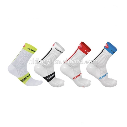 breathable men sport new design custom cycling socks