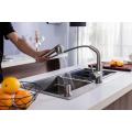 304 Stainless-Steel Brushed Pull Out Kitchen Sink Faucet