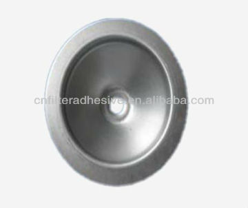 heavy duty auto filter metal end caps