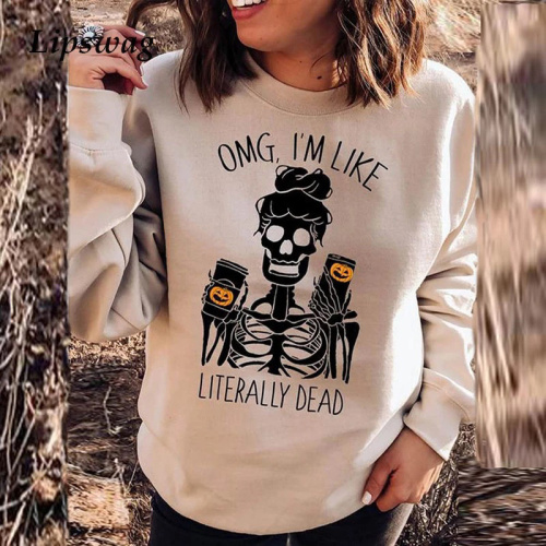 Women'S Pajamas Set Women Halloween Skull Sweatshirt Skeleton Jacket Supplier